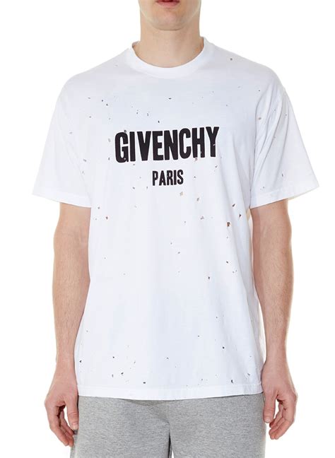 givenchy t shirtgentleman|givenchy top with holes.